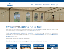 Tablet Screenshot of beyern-service.de
